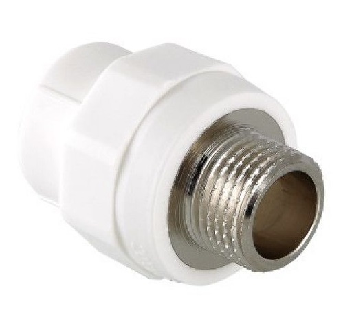 Фитинг соединитель Valtec VTp.701.0.02004 20мм х 1/2 дюйма (PPR, с переходом на внутреннюю резьбу)