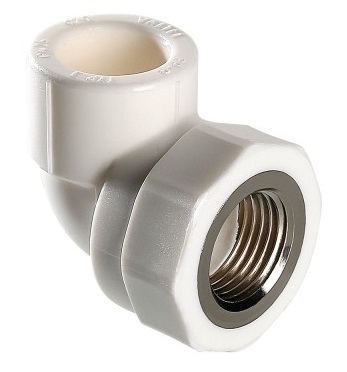 Фитинг угольник Valtec VTp.752.0.02005 20мм х 3/4 дюйма (полипропиленовый, с переходом на внутреннюю резьбу)