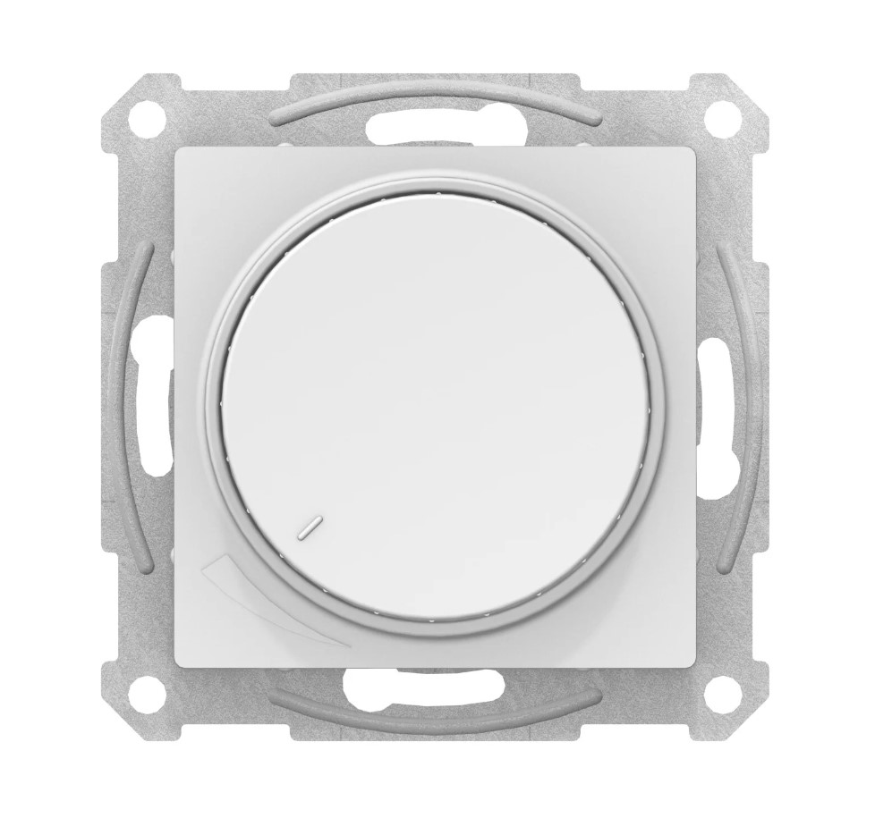 Диммер Schneider Electric AtlasDesingn ATN000136 630Вт (поворотно-нажимной, белый)