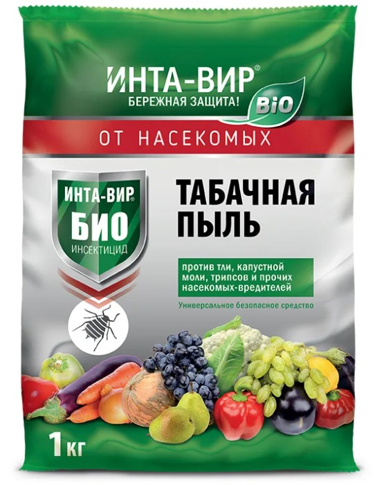 Защита от насекомых Фаско Огородник Табачная пыль 28535 1 кг 3 л