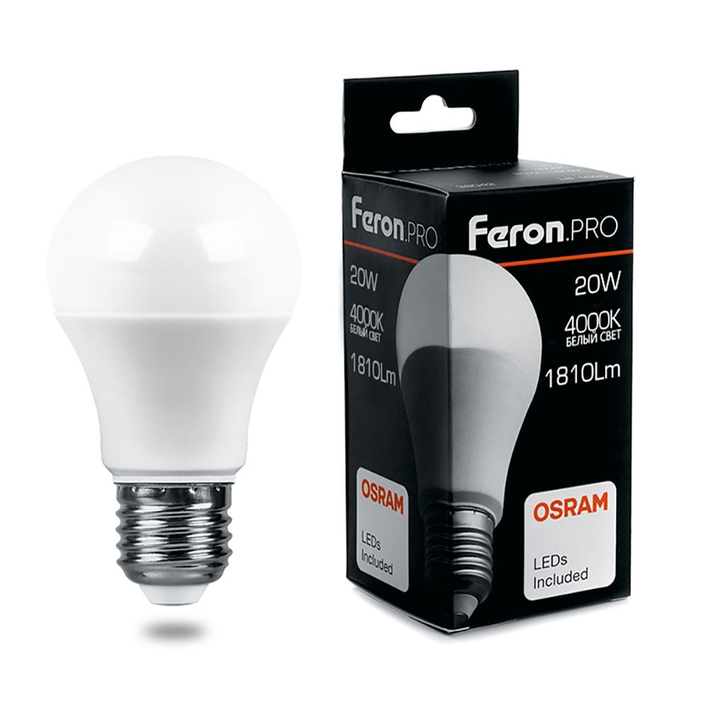 Лампа светодиодная Feron LB-1020 38042 20Вт 230В E27 4000K