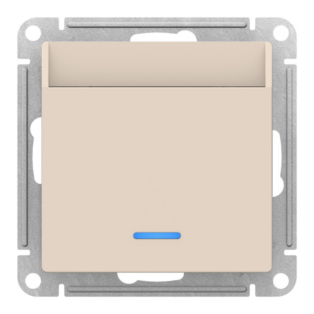 Механизм карточного выключателя Schneider Electric AtlasDesign ATN000267 10А IP20 (без задержки времени, бежевый)