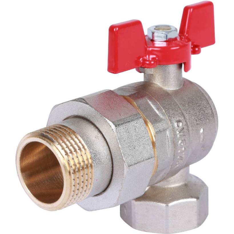 Кран шаровой Rommer RBV-0006-0610225 ВН-НР 1 дюйм (с американкой)