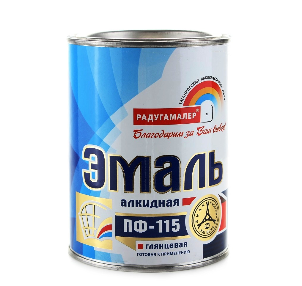 Эмаль универсальная Радугамалер ПФ-115 0,9кг (кремовая)