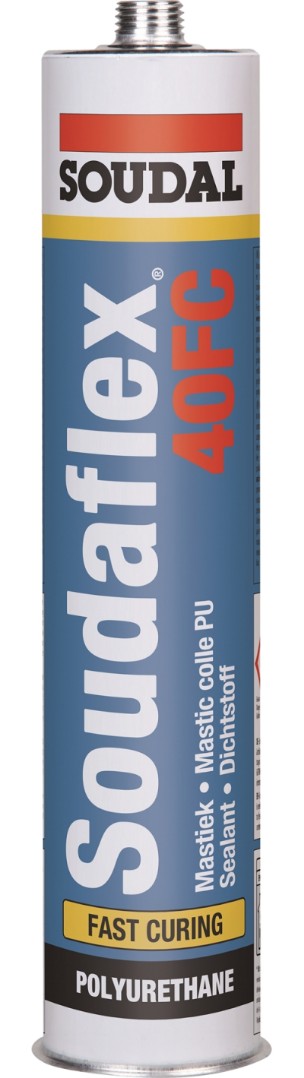 Клей-герметик полиуретановый Soudal Soudaflex 40 FC 300мл (черный)