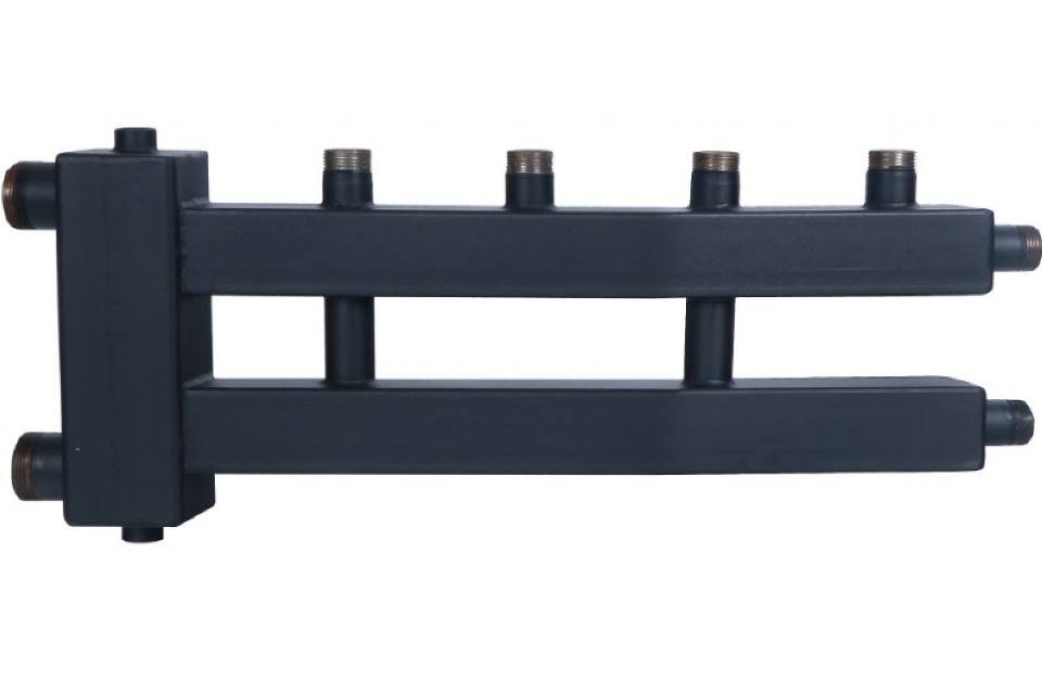 Коллектор с гидроразделителем Rommer RDG-0018 RDG-0018-014023 (дублер рядный, на 2+1 контура)