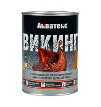 Антисептик лессирующий для дерева Акватекс Викинг 80252 0,75л (полуматовый, дуб)