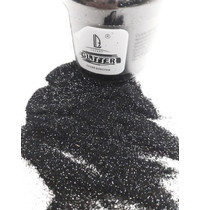 Блестки декоративные Luxart Glitter 0,05кг (черный голографический)