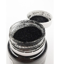 Блестки декоративные Luxart Glitter 0,05кг (черный голографический)