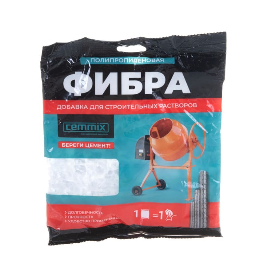 Фиброволокно армирующее Cemmix CemFibra 206777 150г (полипропилен)