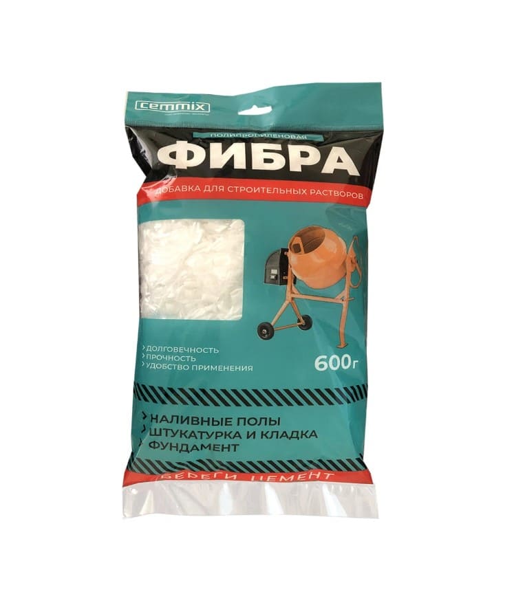 Фиброволокно армирующее Cemmix CemFibra 211330 600г (полипропилен)