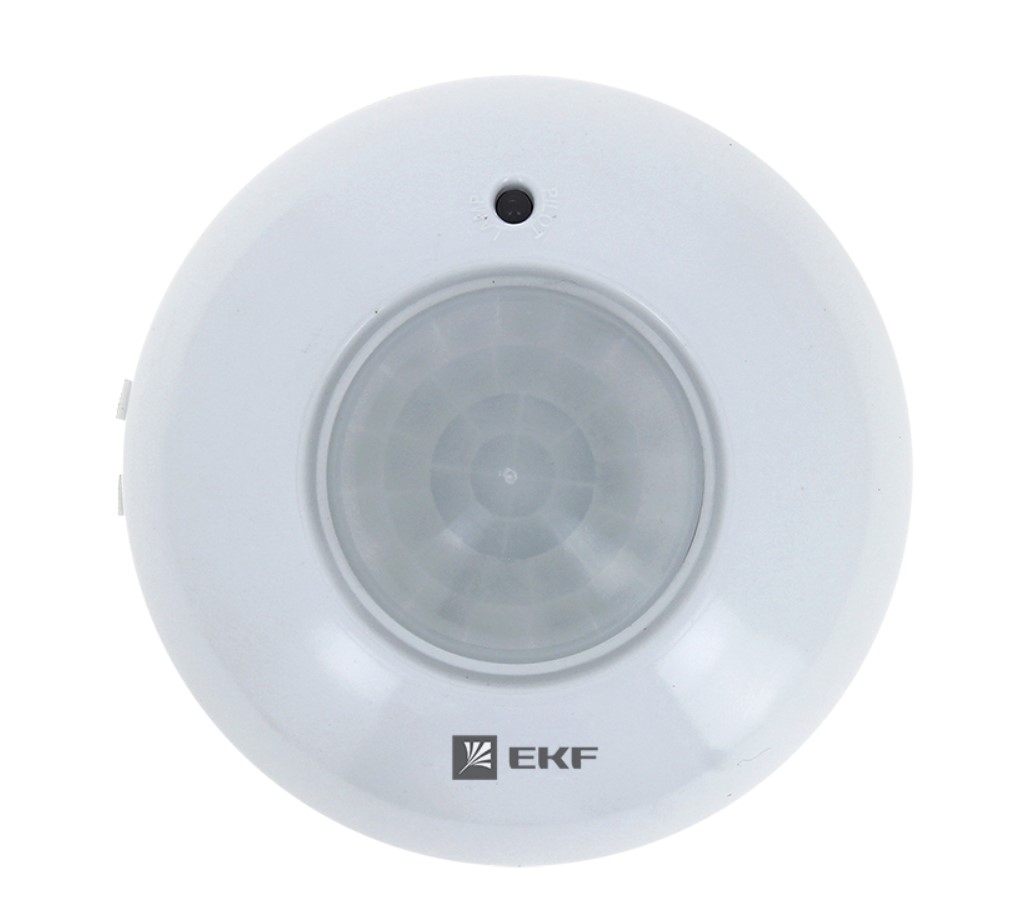 Датчик движения инфракрасный EKF MS-20B dd-ms-20B IP33 1200Вт 360° 6м (потолочный)