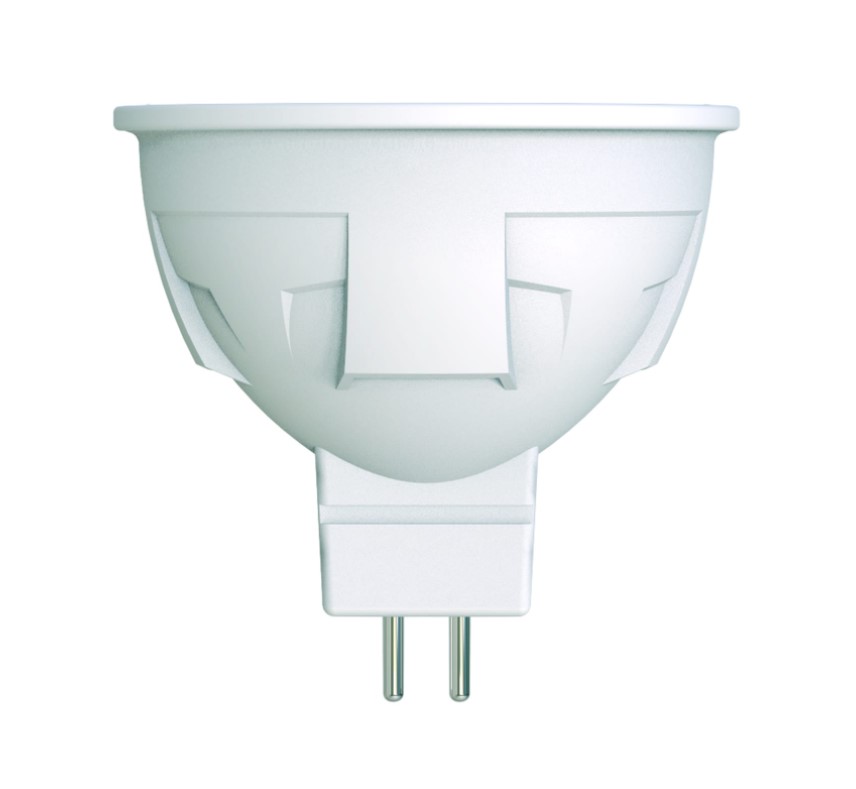Лампа светодиодная Uniel LED-JCDR 6W/NW/GU5.3/FR/DIM PLP01WH UL-00003989 4000К (диммируемая, JCDR, матовая, белый свет)
