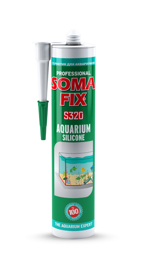 Герметик силиконовый для аквариумов Somafix S320 310мл