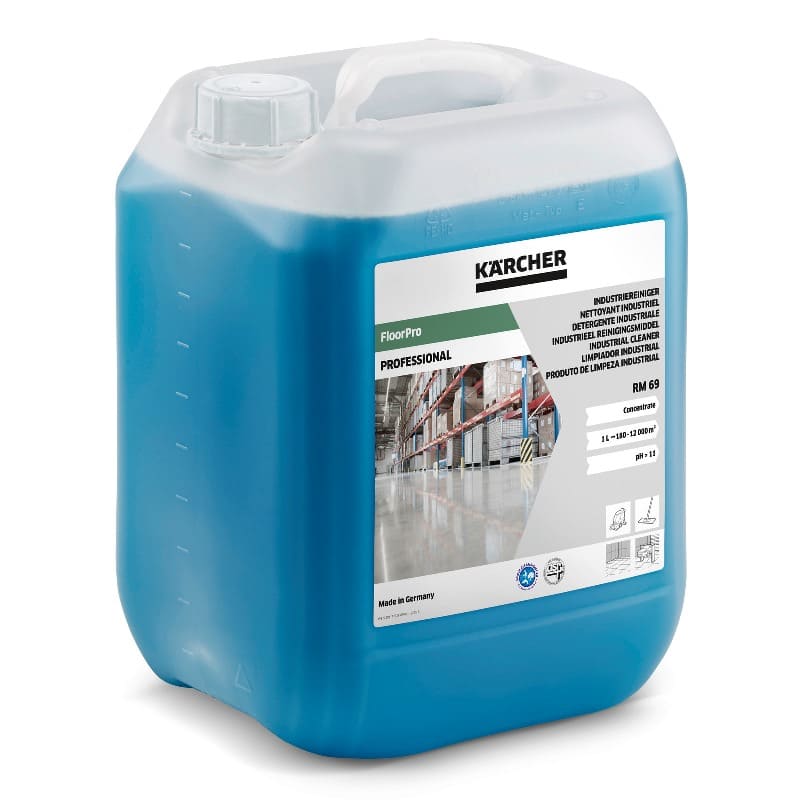 Средство для уборки полов на промышленных предприятиях Karcher FloorPro Industrial Cleaner RM 69 10 л 6.296-049.0