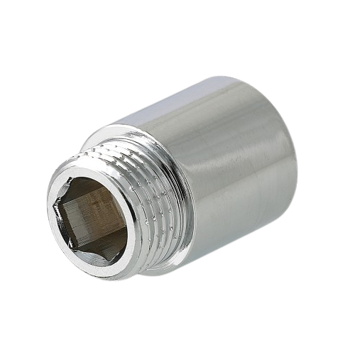 Резьбовой удлинитель Valtec VTr.198.С.0480 80мм х 1/2 дюйма (хром)