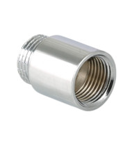 Резьбовой удлинитель Valtec VTr.198.С.0480 80мм х 1/2 дюйма (хром)