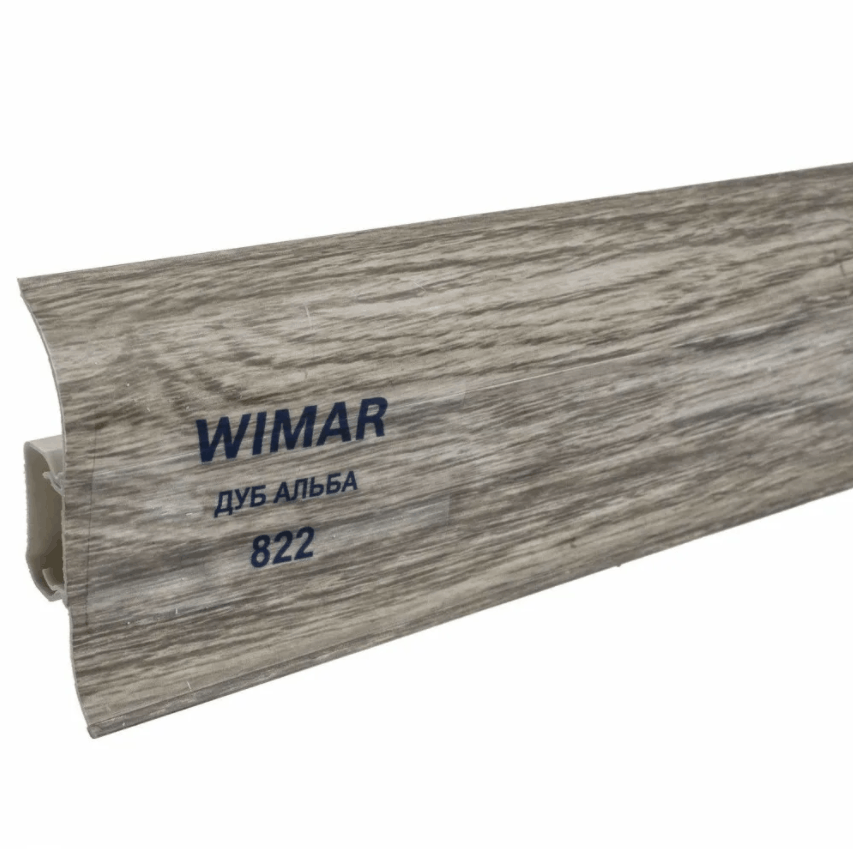 Плинтус напольный Wimar 15.01.822.001 58мм 40шт (цвет дуб альба 822)