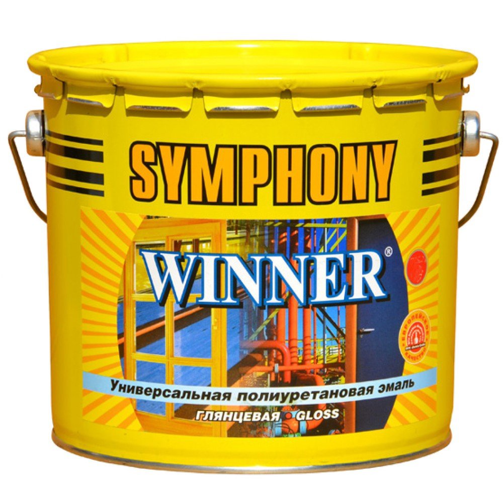 Эмаль универсальная Symphony Winner 2,7л (полиуретановая, база А, глянцевая)