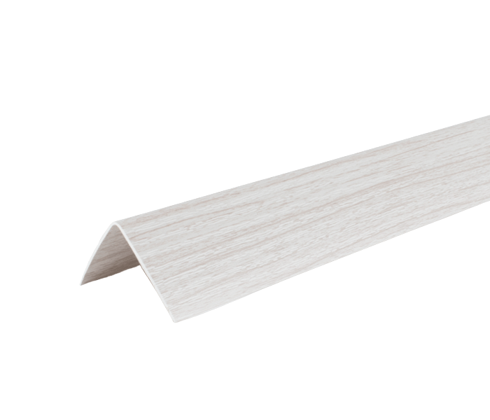 Уголок ПВХ LinePlast LU046 2,7м 15мм х 15мм (ясень белый)