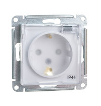 Розетка штепсельная Schneider Electric СП AtlasDesign Aqua 1240175 16А IP44