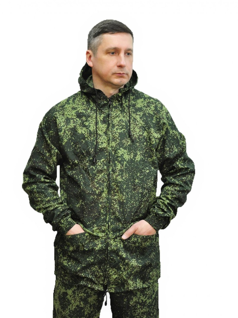 Костюм рабочий Комбат (бязь, зеленый, цифра, размер 56-58, рост 182-188см)