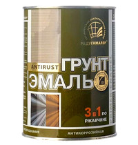 Грунт-эмаль по ржавчине Радугамалер 0,9кг (желтая)