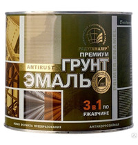 Грунт-эмаль по ржавчине Радугамалер 1,9кг (зеленая)
