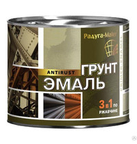 Грунт-эмаль по ржавчине Радугамалер 1,9кг (зеленая)