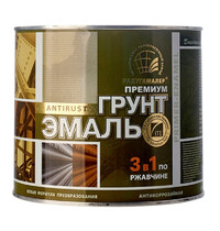 Грунт-эмаль по ржавчине Радугамалер 1,9кг (зеленый мох)