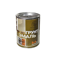 Грунт-эмаль по ржавчине Радугамалер 0,9кг (серая)