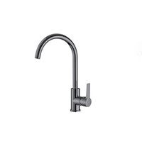 Смеситель для кухни Loffrey LFE74098 (с гайкой, нержавеющая сталь)