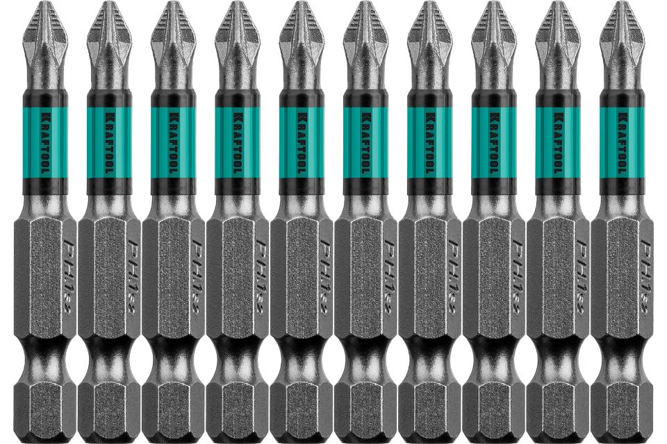 Набор бит Kraftool Professional Optimum Line 26124-1-50-10 PZ1х50 10 шт