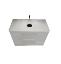 Тумба без раковины Mirsant Soho 80 Quadro ут000043908 (напольная, со столешницей Blanco 80)