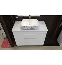 Тумба без раковины Mirsant Soho 80 Quadro ут000043908 (напольная, со столешницей Blanco 80)