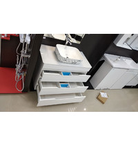 Тумба без раковины Mirsant Soho 80 Quadro ут000043908 (напольная, со столешницей Blanco 80)