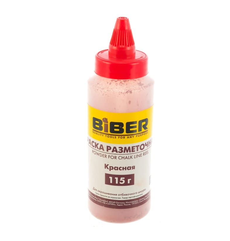Краска разметочная Biber 43201 115г (красная)