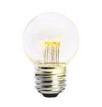 Лампа светодиодная Feron LB-378 1Вт 230В E27 2700K G45 (прозрачная)