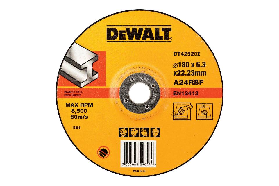 Круг обдирочный по металлу DeWalt Industrial DT42520Z-QZ 180х6.3 мм