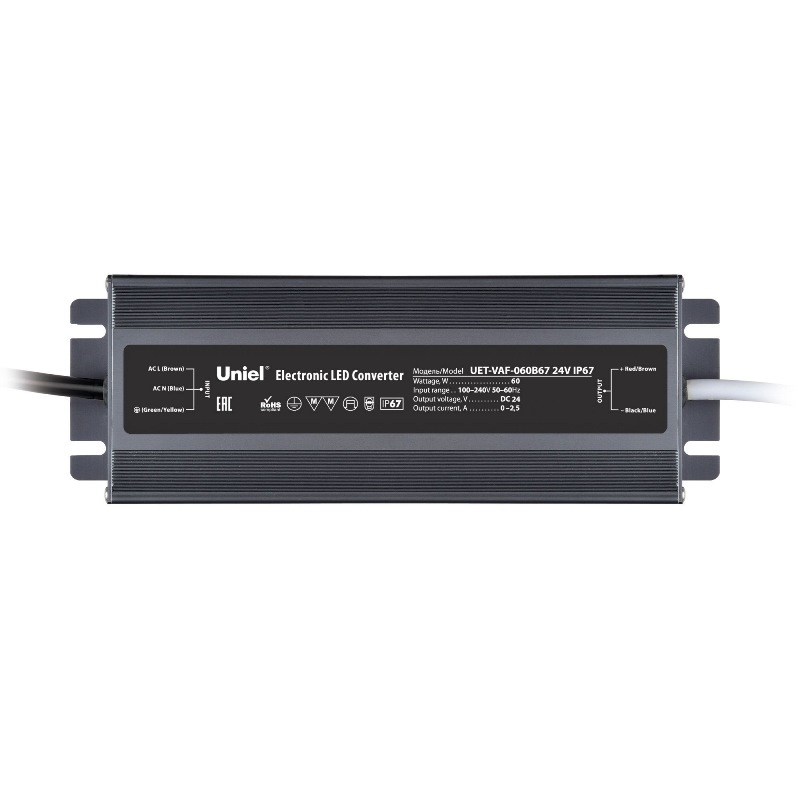 Блок питания для светодиодных лент и модулей Uniel UL-00002434 UET-VAS-360A20 12V IP20