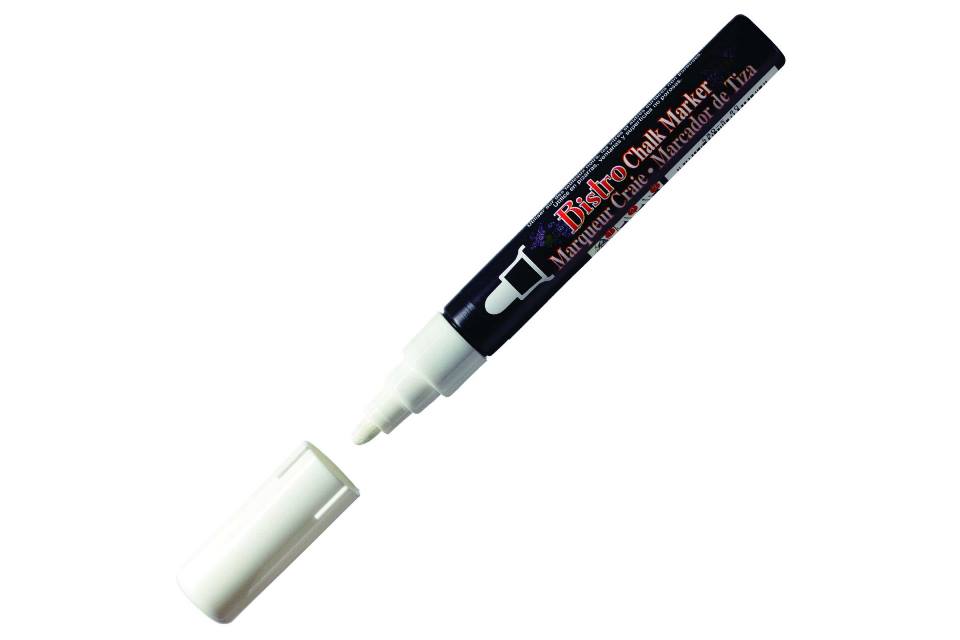 Маркер меловой Marvy Uchida Bistro Chalk Marker Bullet MAR480/0 (белый)
