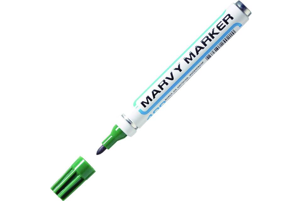 Маркер перманентный Marvy Uchida MAR400/4 (зеленый)