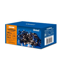 Гирлянда светодиодная Uniel ULD-S1000-100/DGA White IP20 UL-00008408 10 м (100 светодиодов, белый свет, провод зеленый)