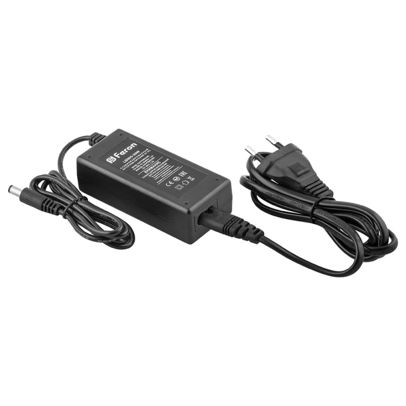 Трансформатор электронный для светодиодной ленты Feron LB005 30W 12V 21489