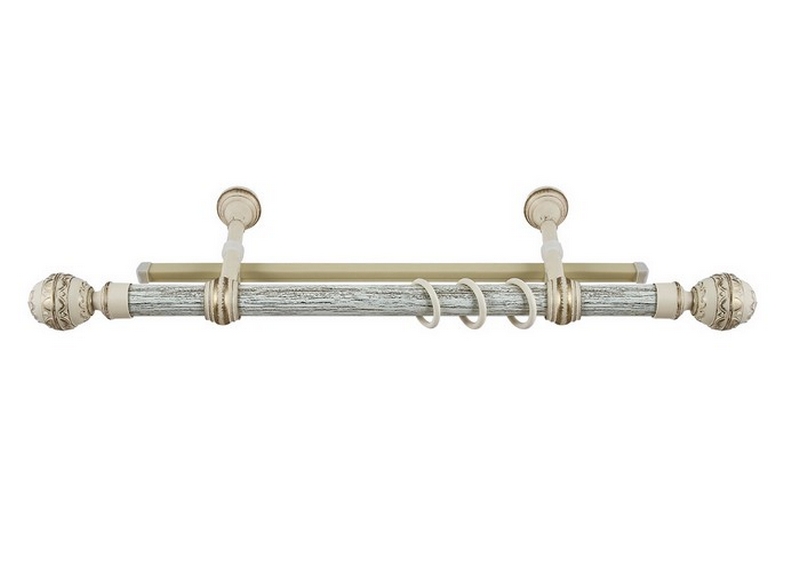 Карниз Arlen Decor Элеганс + У-шина 15841 (белое золото 2,0)