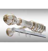 Карниз Arlen Decor Элегантс + У-шина 15841 (белое золото 2,0)