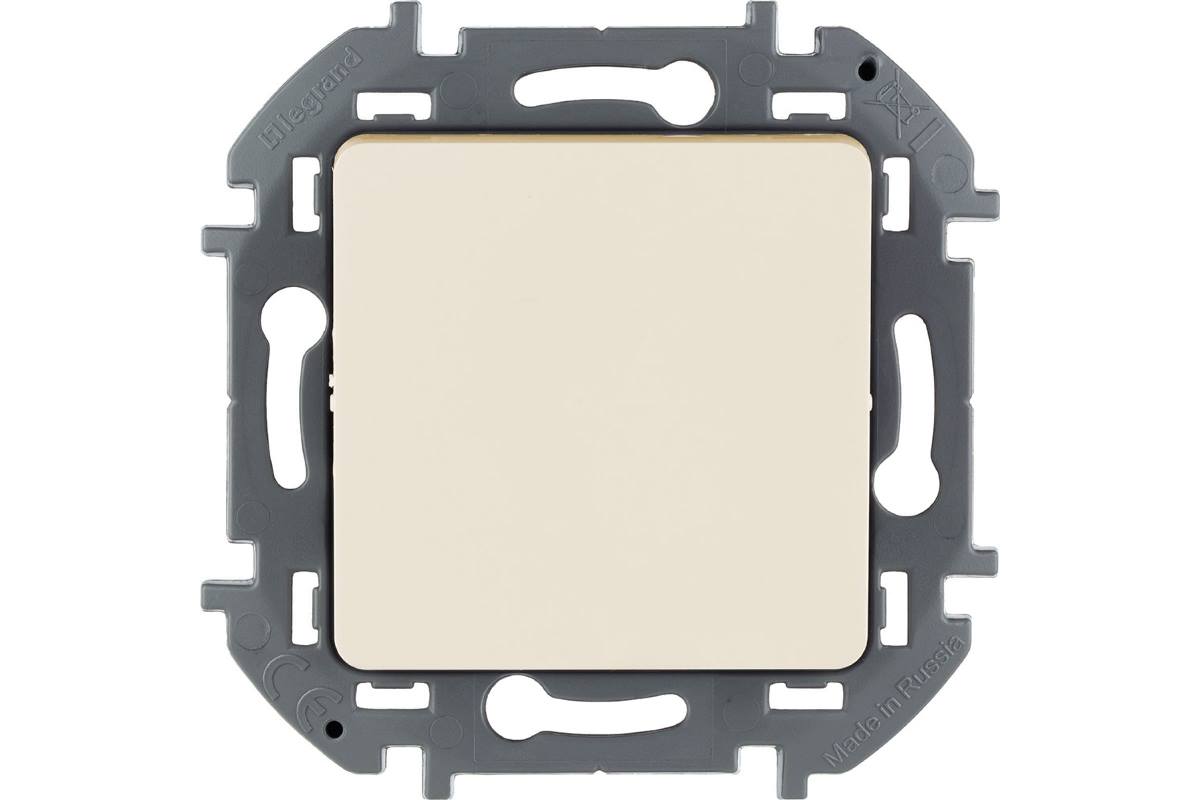 Переключатель Legrand Ispiria 673651 (1-клавишный, слоновая кость)