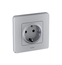 Рамка для розетки Legrand Inspiria 673932 (1-местная, алюминий)