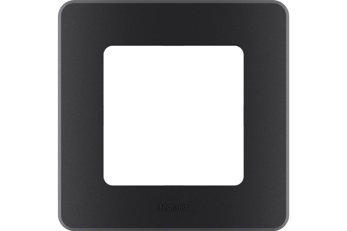 Рамка для розетки Legrand Inspiria 673933 (1-местная, антрацит)
