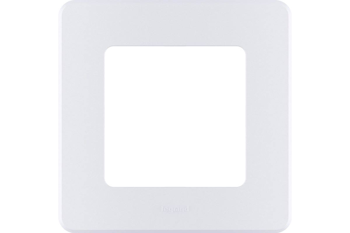 Рамка для розетки Legrand Inspiria 673936 (1-местная, жемчуг)